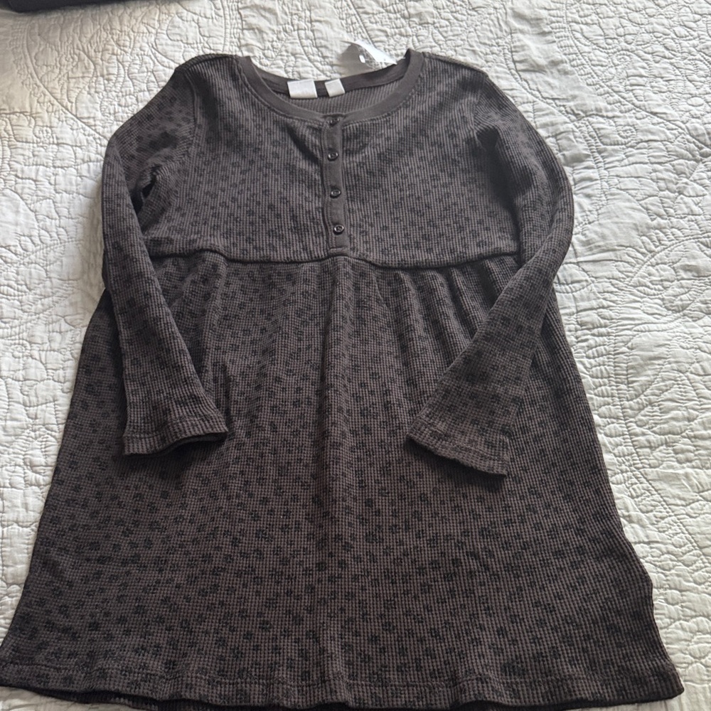 GAP Brown Patterned Kids Dress